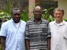 Dr. Willy Kuyitila<br>Zéphyrin Mandina, Schulleiter der Schule G.SCO.M<br>Manfred Paul, Schulleiter der GHS-Aretzstraße